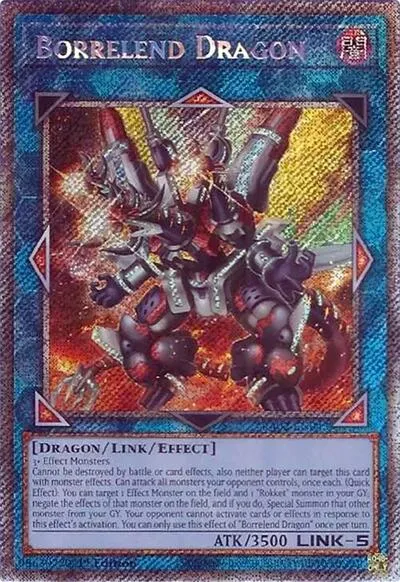 Borrelend Dragon - Platinum Secret Rare