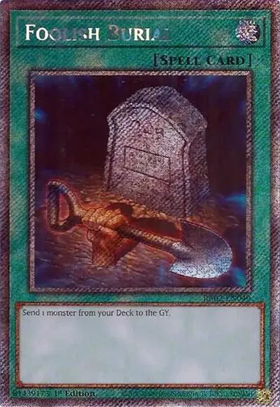 Foolish Burial - Platinum Secret Rare
