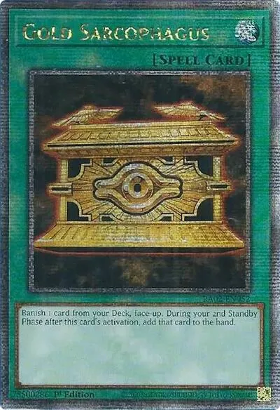 Gold Sarcophagus - Quarter Century Secret Rare