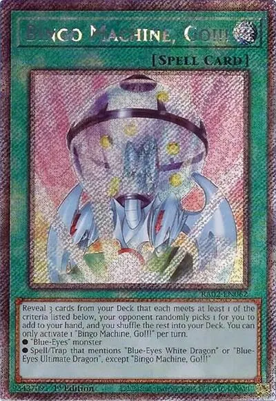 Bingo Machine, Go!!! - Platinum Secret Rare
