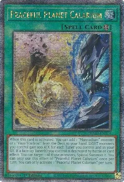 Peaceful Planet Calarium - Quarter Century Secret Rare