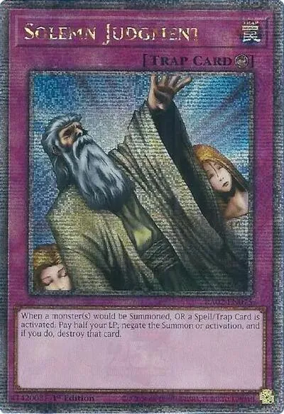 Solemn Judgment - Quarter Century Secret Rare
