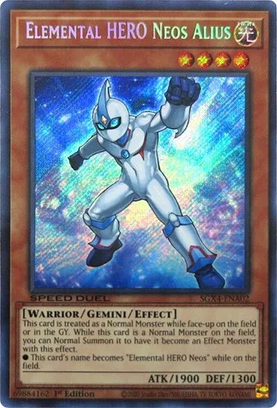 Elemental HERO Neos Alius - Secret Rare