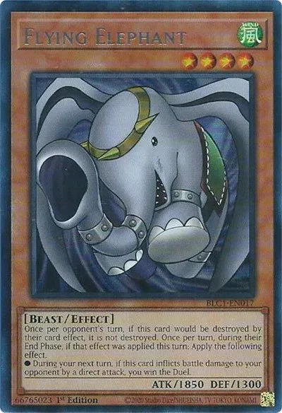 Flying Elephant - Silver