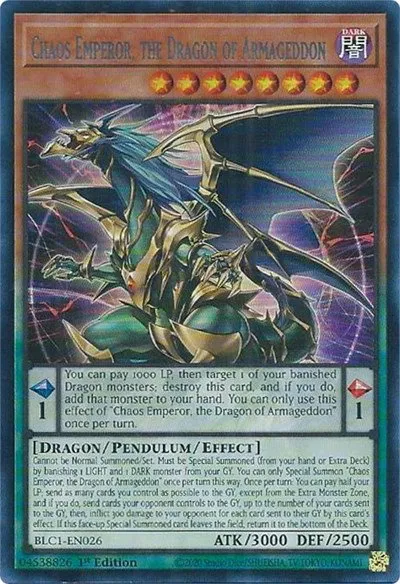 Chaos Emperor, the Dragon of Armageddon - Silver