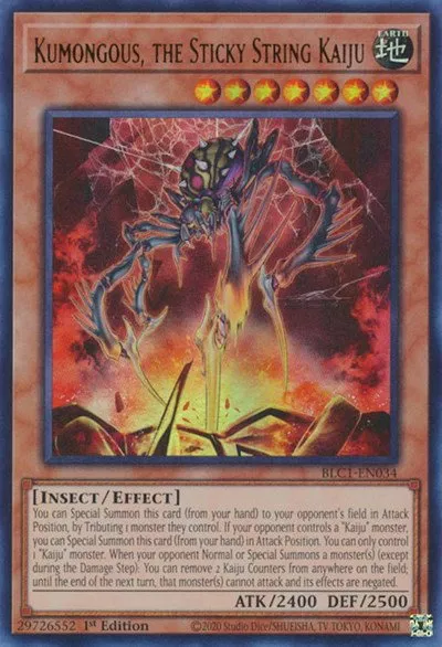 Kumongous, the Sticky String Kaiju - 1st Edition