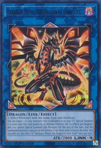 Darkness Metal, the Dragon of Dark Steel - 1st Edition