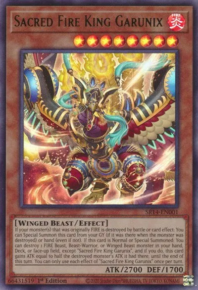 Sacred Fire King Garunix - 1st Edition