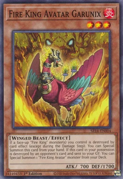 Fire King Avatar Garunix - 1st Edition
