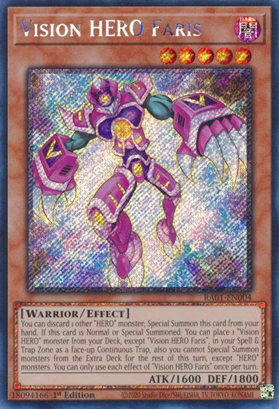 Vision HERO Faris - Platinum Secret Rare