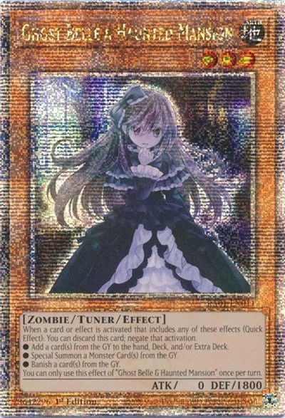 Ghost Belle & Haunted Mansion - Quarter Century Secret Rare