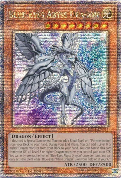Blue-Eyes Abyss Dragon - Quarter Century Secret Rare
