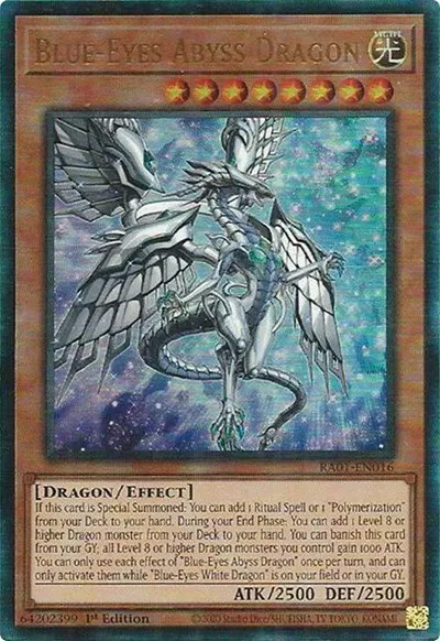 Blue-Eyes Abyss Dragon - Pur