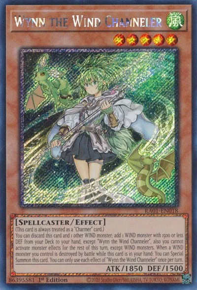 Wynn the Wind Channeler - Platinum Secret Rare