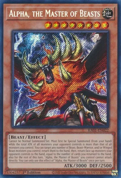 Alpha, the Master of Beasts - Secret Rare