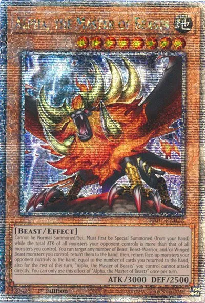 Alpha, the Master of Beasts - Quarter Century Secret Rare