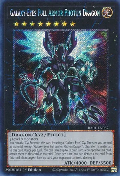 Galaxy-Eyes Full Armor Photon Dragon - Platinum Secret Rare