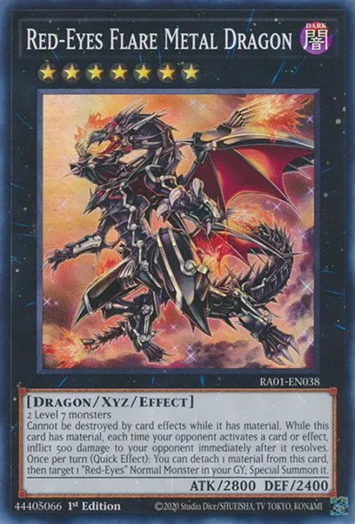 Red-Eyes Flare Metal Dragon - 1st Edition