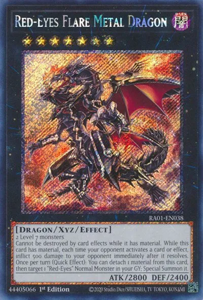 Red-Eyes Flare Metal Dragon - Platinum Secret Rare