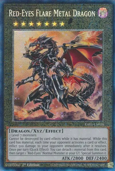 Red-Eyes Flare Metal Dragon - Pcr