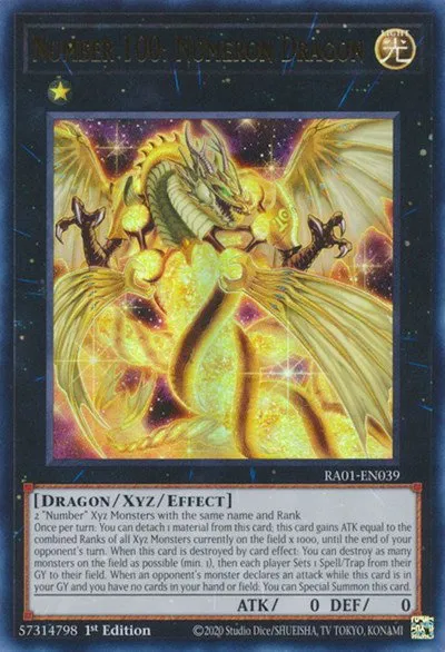 Number 100: Numeron Dragon - Ur