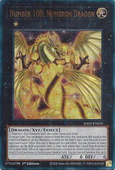 Number 100: Numeron Dragon - Pur