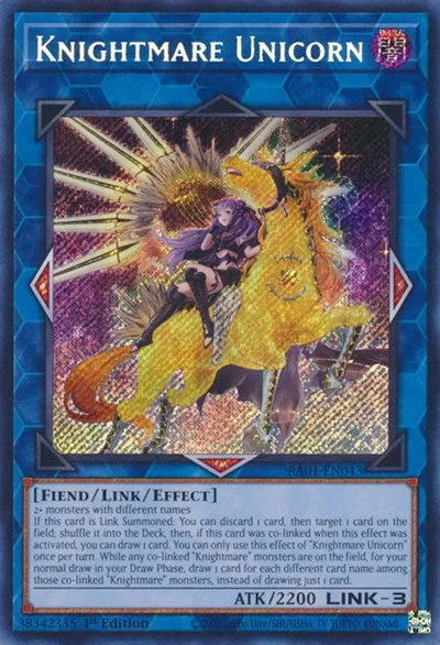 Knightmare Unicorn - Alternate Art Secret Rare
