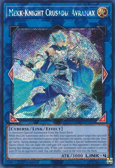 Mekk-Knight Crusadia Avramax - Platinum Secret Rare