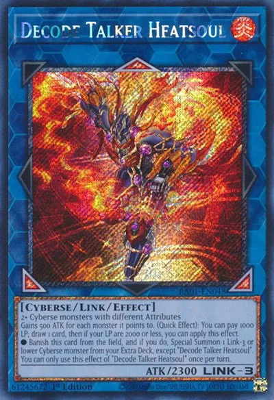 Decode Talker Heatsoul - Platinum Secret Rare