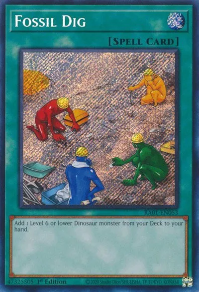 Fossil Dig - Secret Rare