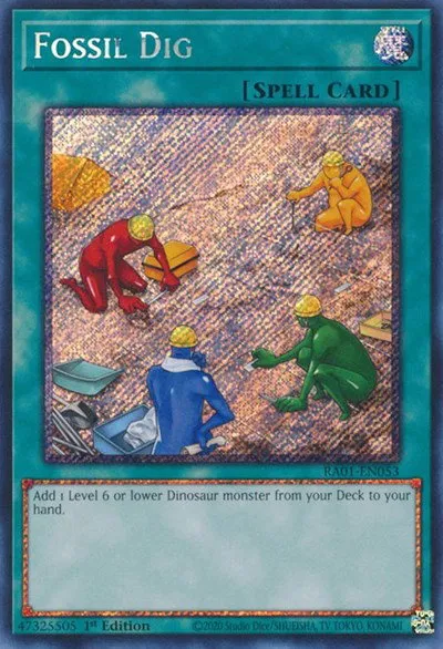 Fossil Dig - Platinum Secret Rare