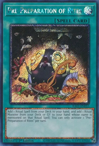 Pre-Preparation of Rites - Platinum Secret Rare