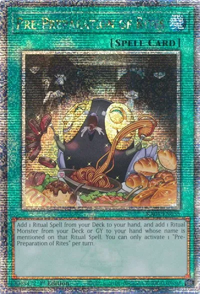 Pre-Preparation of Rites - Quarter Century Secret Rare