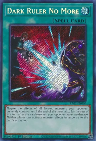 Dark Ruler No More - Secret Rare