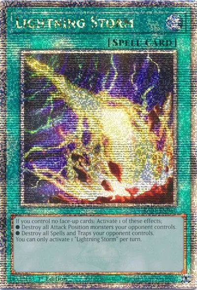 Lightning Storm - Quarter Century Secret Rare