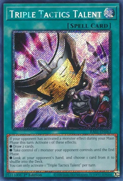 Triple Tactics Talent - Platinum Secret Rare