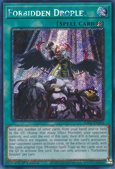 Forbidden Droplet - Platinum Secret Rare