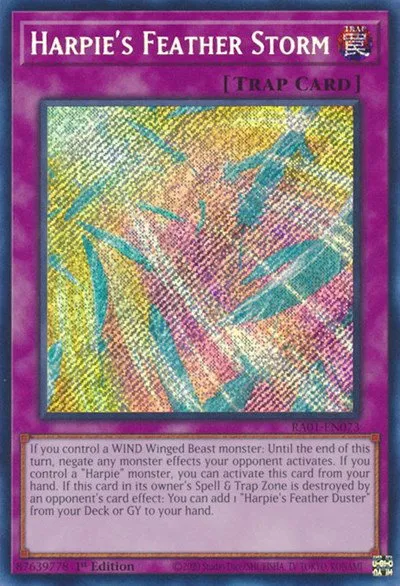 Harpie's Feather Storm - Secret Rare