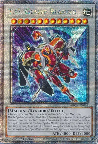 T.G. Glaive Blaster - Quarter Century Secret Rare