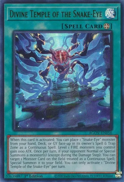 Divine Temple of the Snake-Eye - 1st Edition