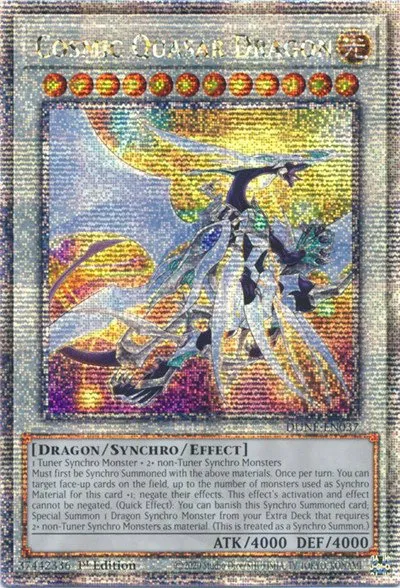 Cosmic Quasar Dragon - Quarter Century Secret Rare