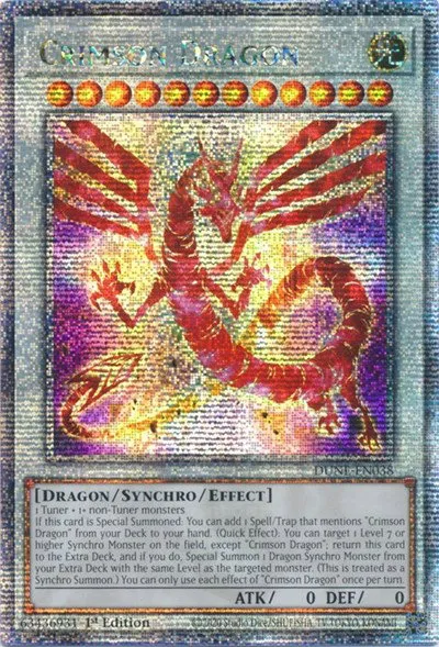 Crimson Dragon - Quarter Century Secret Rare