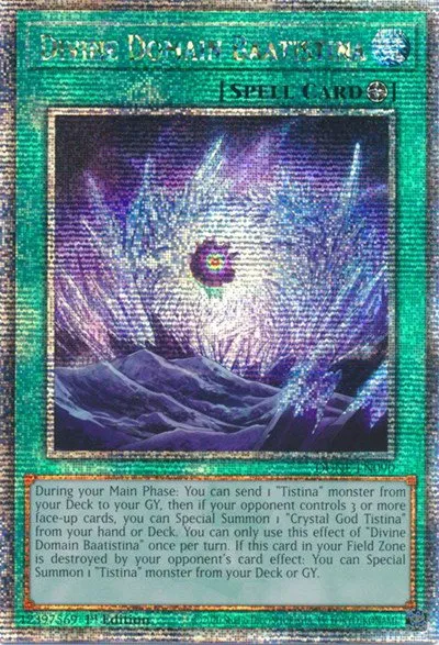 Divine Domain Baatistina - Quarter Century Secret Rare