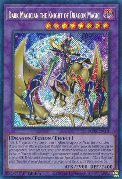 Dark Magician the Knight of Dragon Magic - 1st Edition