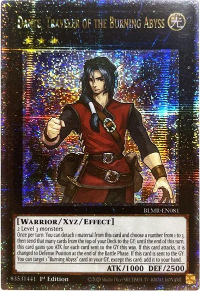 Dante, Traveler of the Burning Abyss - Quarter Century Secret Rare