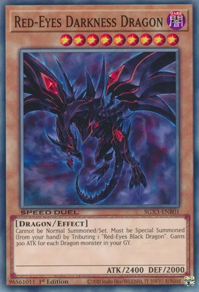 Red-Eyes Darkness Dragon - 1st Edition