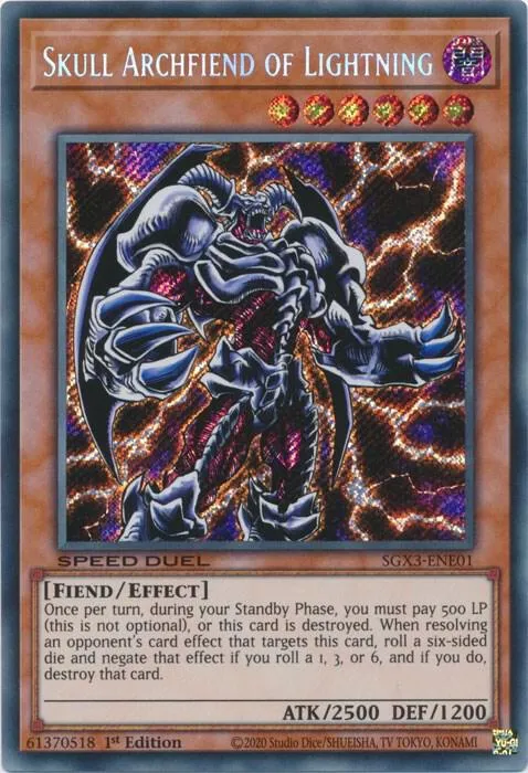Skull Archfiend of Lightning - Secret Rare
