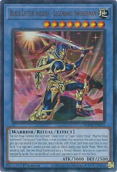 Black Luster Soldier - Legendary Swordsman - 1st Edition