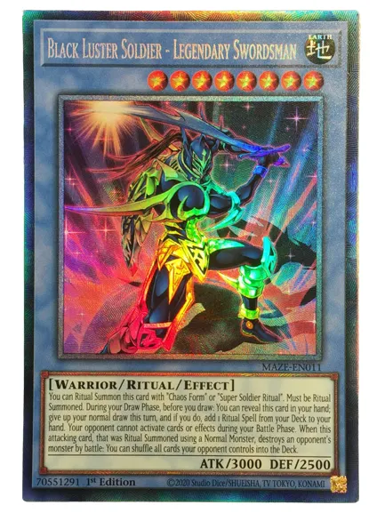 Black Luster Soldier - Legendary Swordsman - Cr