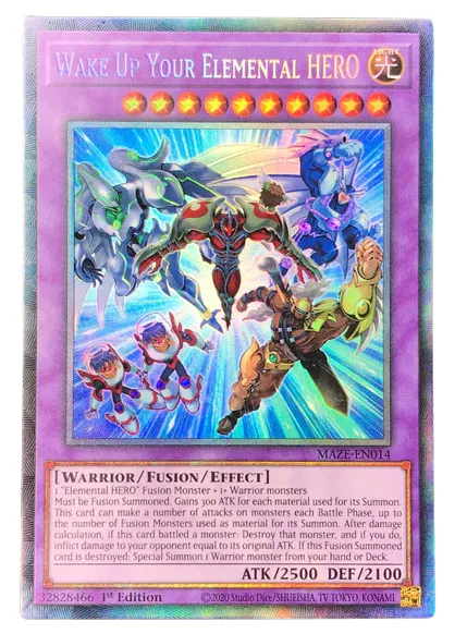 Wake Up Your Elemental HERO - Cr